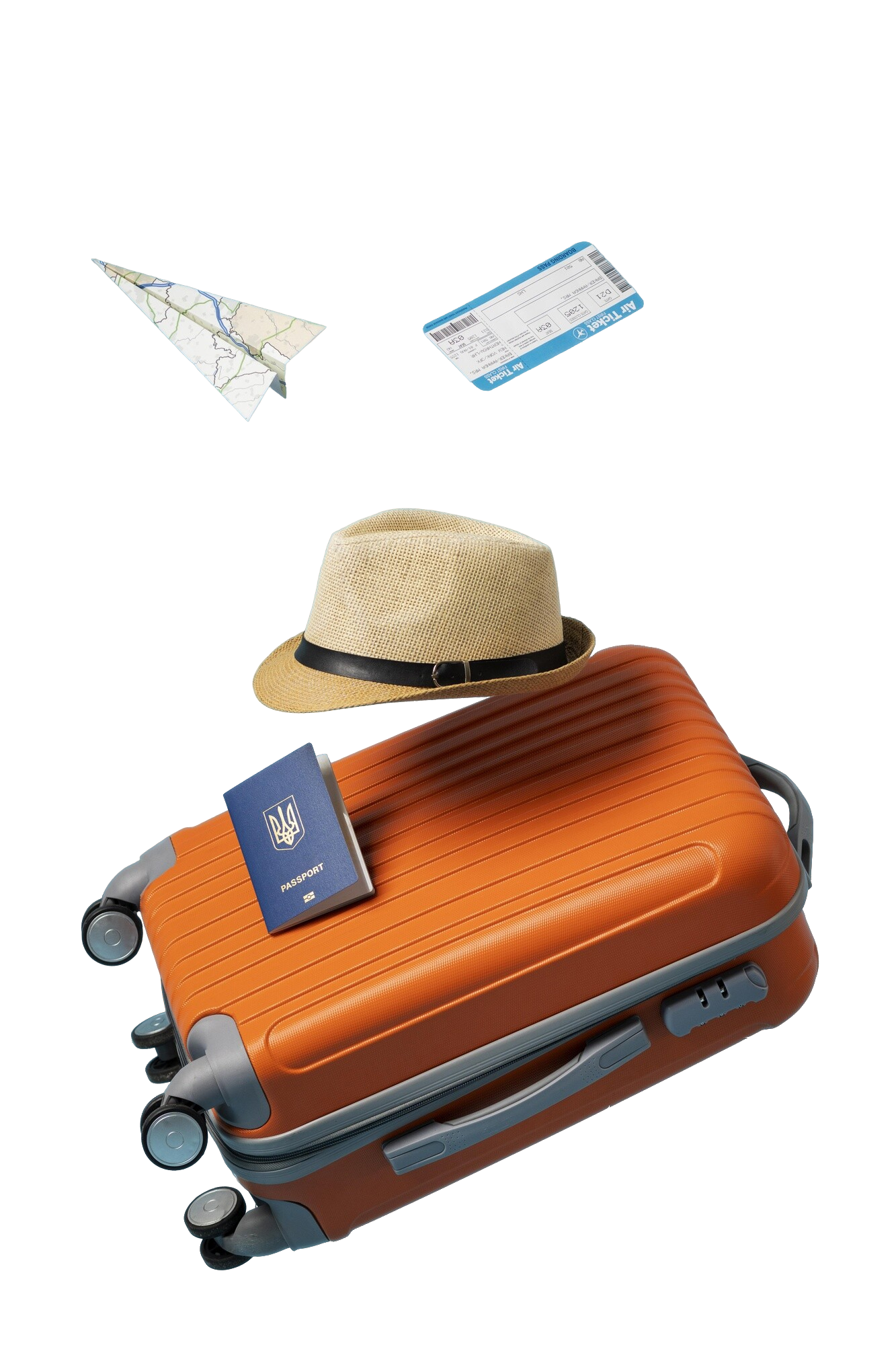Orange Travel Bag